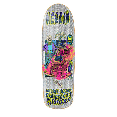 HEROIN CRAIG'S "HELLSCAPE" 10" SKATEBOARD DECK - X747X