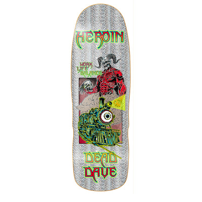 HEROIN DEAD DAVE "HELLSCAPE" 10.1" SKATEBOARD DECK - X747X
