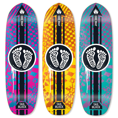 Black Label Adams "Curb Surfer" 9.75" Skateboard Deck - X747X