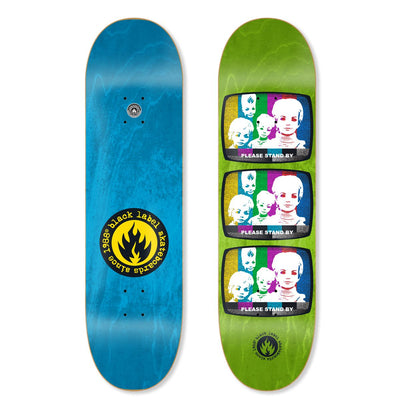 Black Label "Stand By" 9" Skateboard Deck - X747X