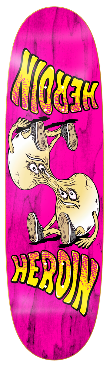 HEROIN Merged Egg 8.88" SKATEBOARD DECK - X747X