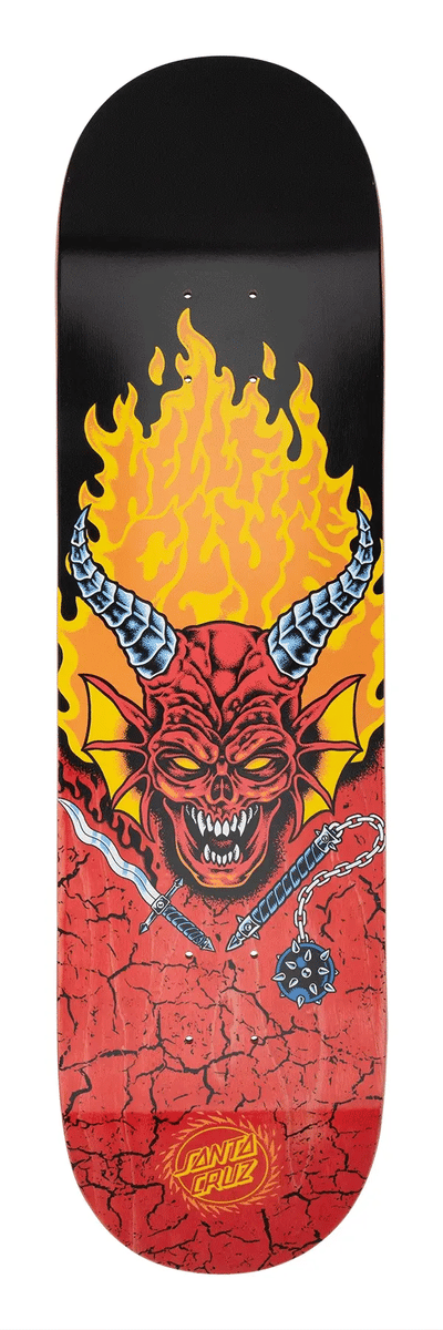 Santa Cruz x Stranger Things Hellfire Club Skateboard Deck - 8.25″ - X747X