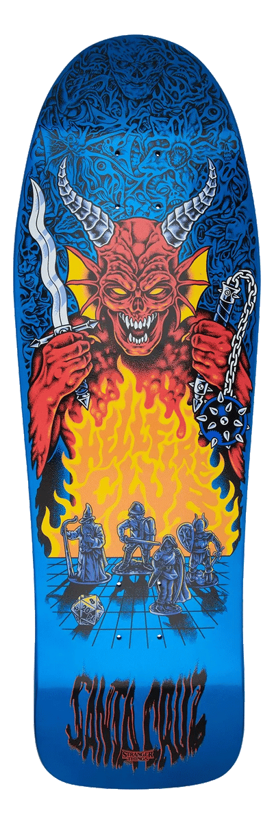 Santa Cruz x Stranger Things Knox Hellfire Pit Skateboard Deck - 10.07″ - X747X