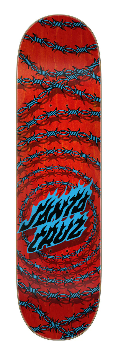 Santa Cruz Wired Flame Birch Skateboard Deck - 8.25" - X747X