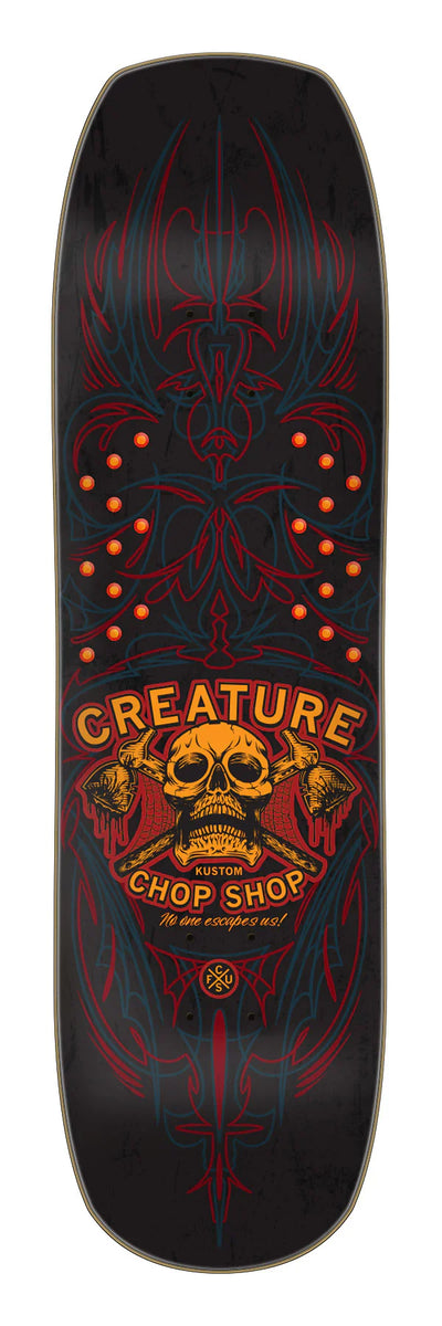 Creature Chop Shop Pinstripe Shaped Skateboard Deck - 8.75" - X747X