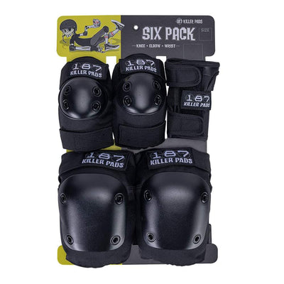 187 Killer Pads Six Pack Pad Set (Black) - X747X