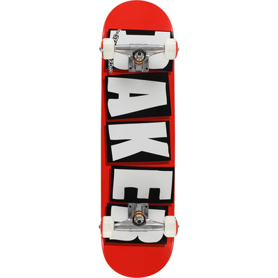 Baker Brand Logo Complete Skateboard - 8.0" Red/White/Black - X747X