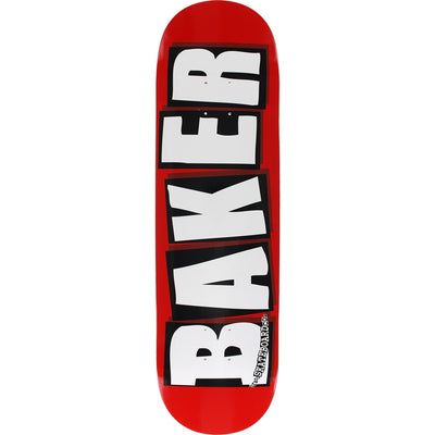 Baker Brand Logo Skateboard Deck - 8.5″ Red/White - X747X