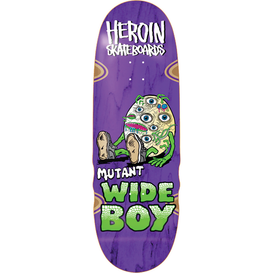 Heroin Mutant Wide Boy Skateboard Deck - 10.28″
