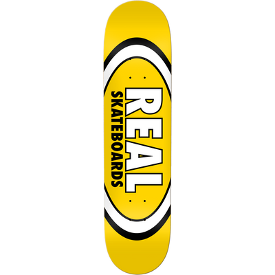 Real Classic Oval Skateboard Deck - 8.06″ Yellow