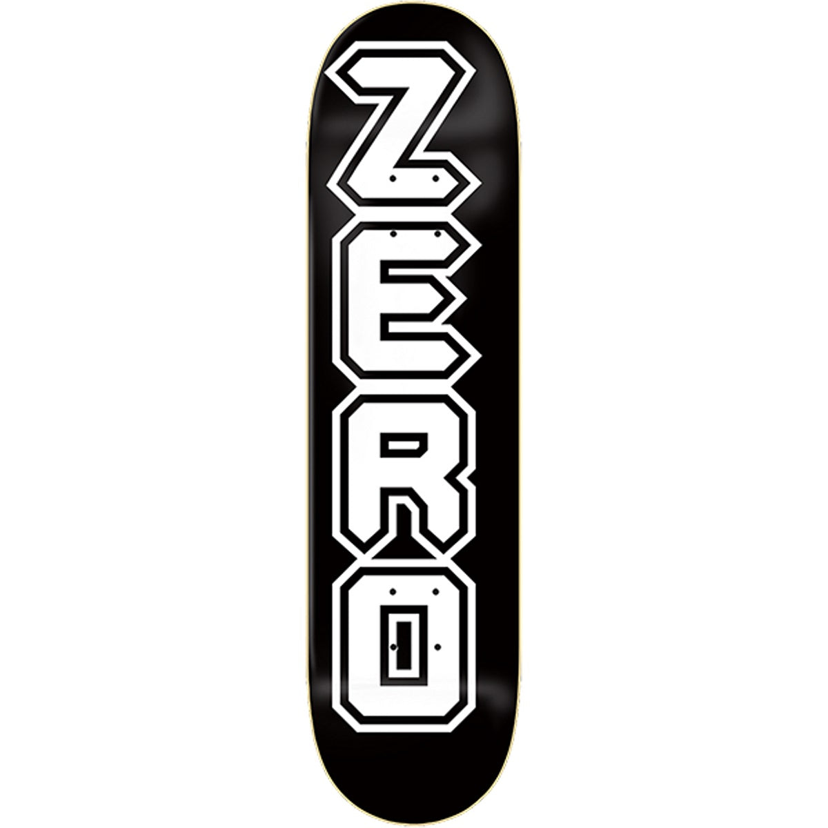 Zero Metal 98 Skateboard Deck - 8.25″ Black/White