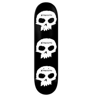 Zero Pleasures Skulls Skateboard Deck - 8.5″