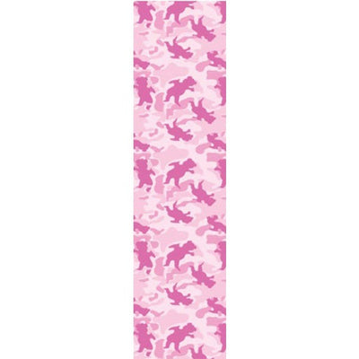 Grizzly OG Bear Warp Single Sheet Griptape - 9″x33″ Camo Pink - X747X