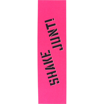 Shake Junt Colored Single Sheet Griptape 9"x33" - Pink/Black/White - X747X
