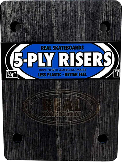 Real Wooden Risers Set 5Ply - 1/4" Thunder (Set of 2) - X747X