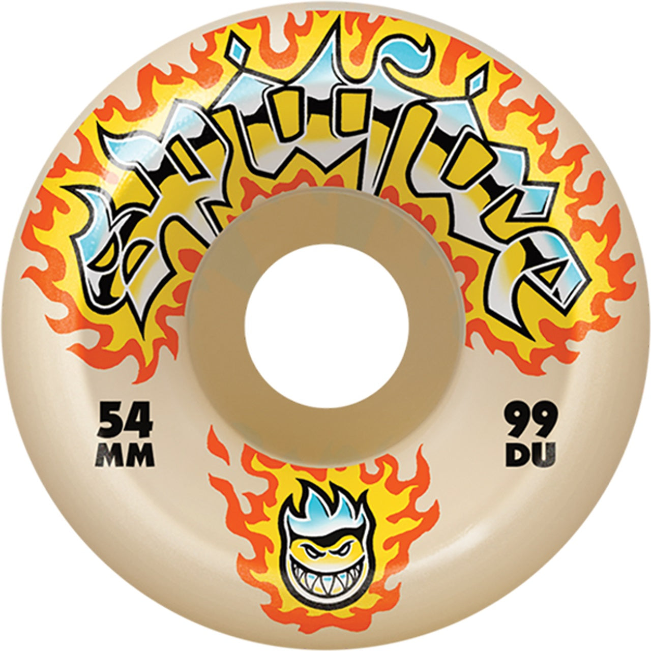 Spitfire Wheels F4 Conical Full Chrome Venom 54mm 99a - Natural (Set of 4)