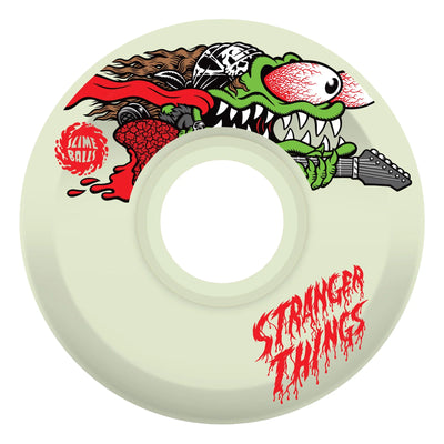 Slime Balls x Stranger Things Meek Slasher Eddie Light Ups Wheels 60mm 78a - Glow In The Dark (Set) - X747X