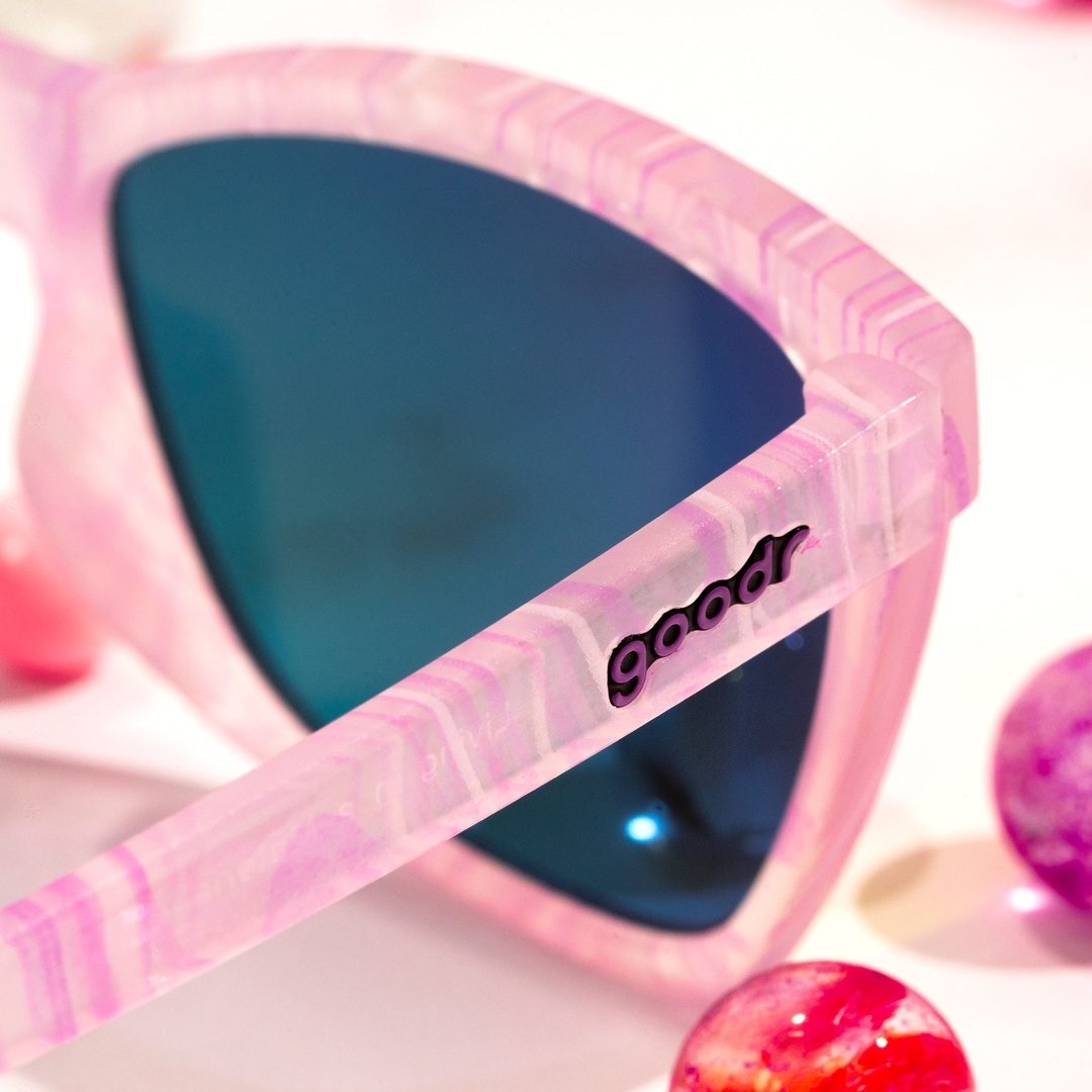 "Living In A Material Swirl" Polarized Pop G Sunglasses - X747X