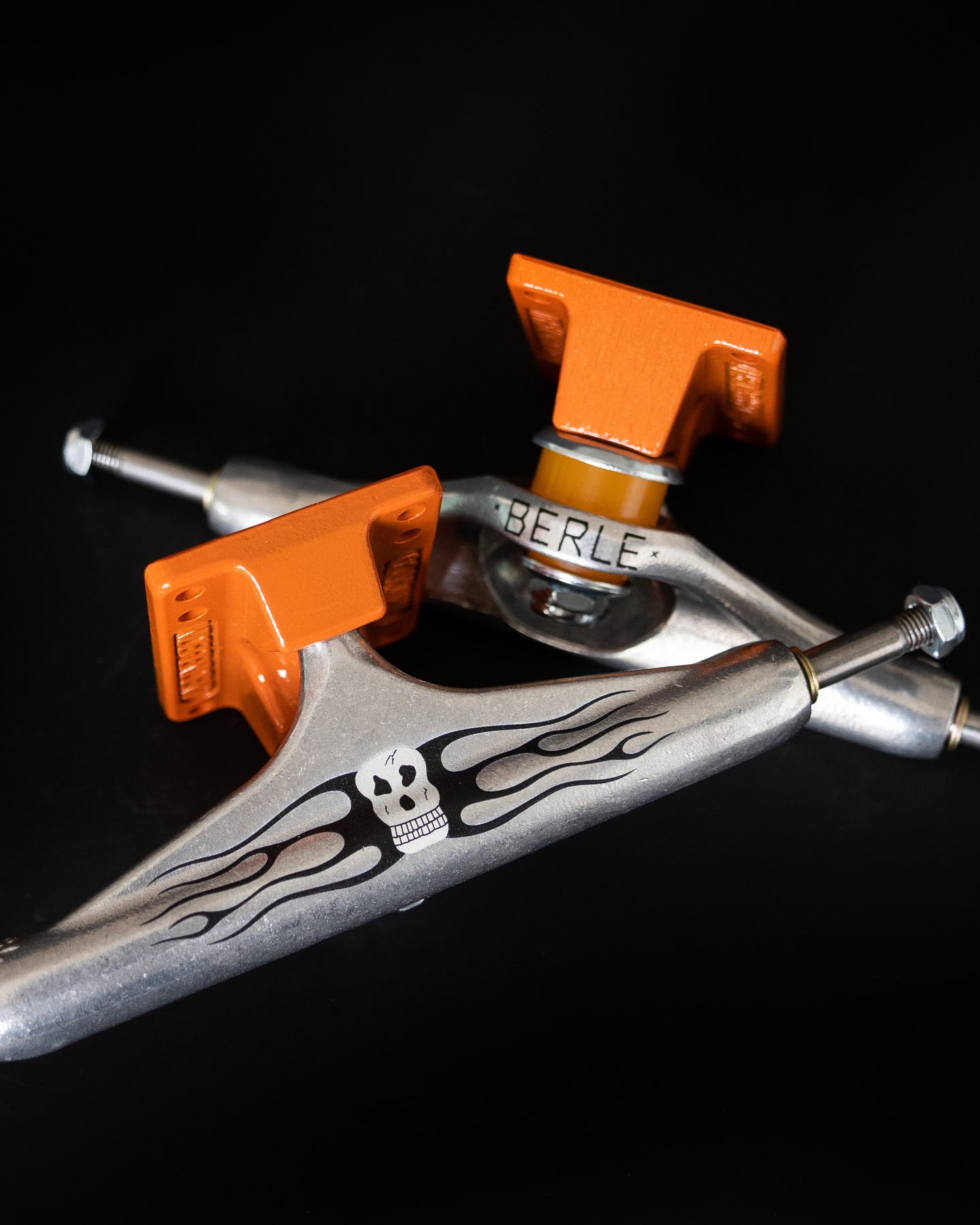 Independent Stage 11 Elijah Berle Skull Silver Orange Standard Skateboard Trucks