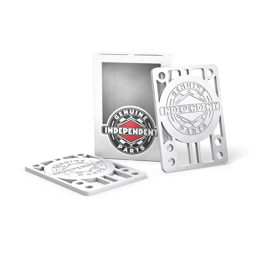 Independent Genuine Parts Riser Pads 1/8" - White (Set of 2)