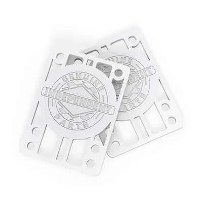 Independent Genuine Parts Riser Pads 1/8" - White (Set of 2) - X747X