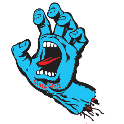 SANTA CRUZ SKATEBOARDS Screaming Hand 6" Sticker - X747X