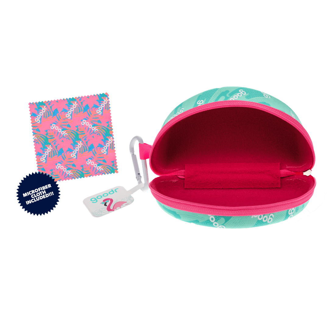 "Gnarliest Case Scenario” Wrap Sunglasses Case with Carabiner - X747X