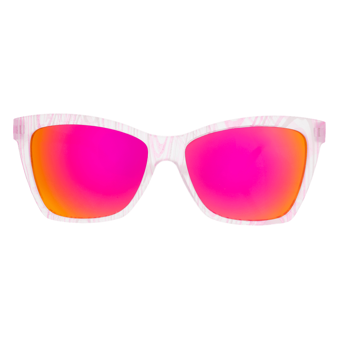 "Living In A Material Swirl" Polarized Pop G Sunglasses - X747X