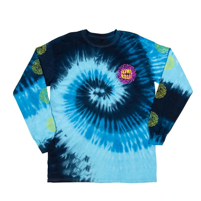Slime Balls SB Logo Long Sleeve Mens T-Shirt - Blue Ocean - X747X
