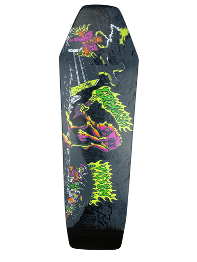Vision Groholski Mob Horror Series LTD Coffin 9.5" Skateboard Deck - X747X