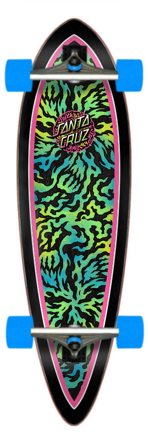 Santa Cruz Obscure Dot Cruzer Pintail Complete Skateboard 9.2 x 33 - X747X