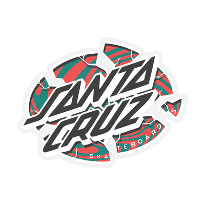 Santa Cruz Warp Broken Dot 5" Sticker - X747X
