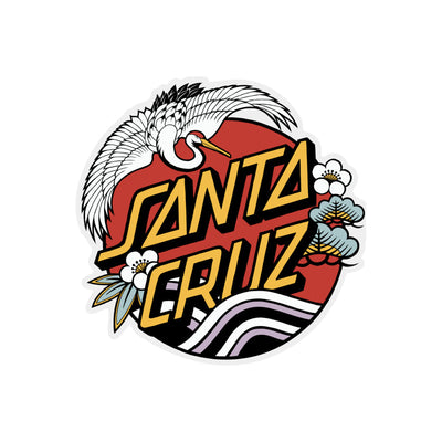 Santa Cruz Crane Dot 4" Sticker - X747X