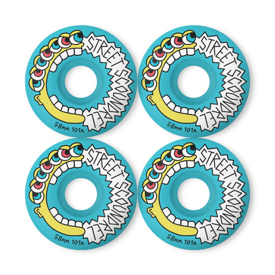 Street Plant "Street Scoundrels" 58mm 101a Skateboard Wheels - X747X