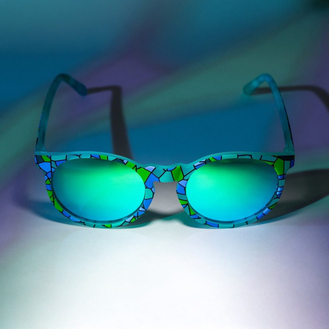 "Moody Mosaic Musings” Limited Circle G Polarized Sunglasses - X747X