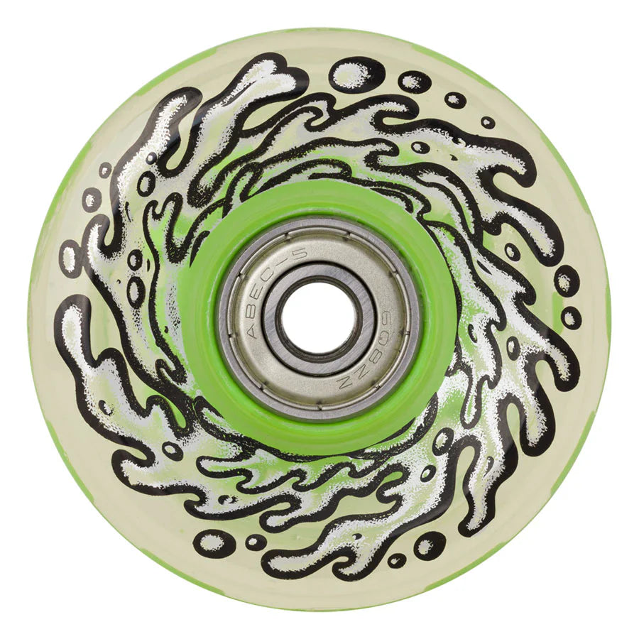 Slime Balls Light Ups OG Slime Wheels 60mm 78a - Green LED (Set of 4)