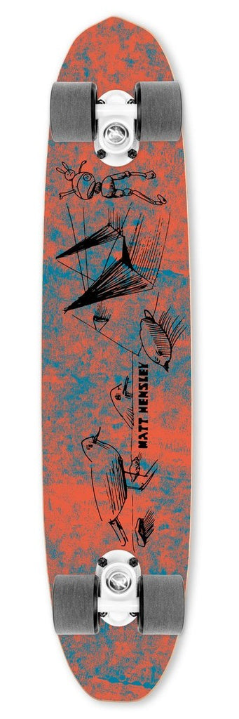 The Heated Wheel Matt Hensley Polarizer 6.0 X 27.5 Complete Skateboard