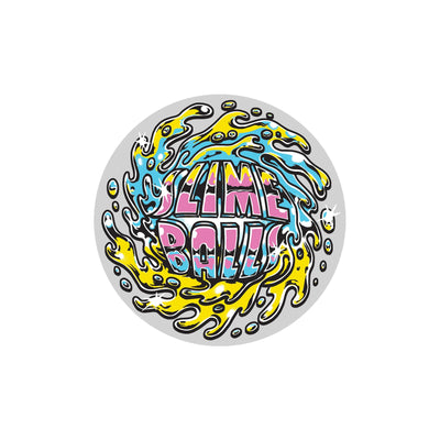 Slime Balls Logo Chrome 3.5" Sticker - X747X