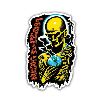 SANTA CRUZ KENDALL "ATOMIC" 4" x 6" STICKER - X747X