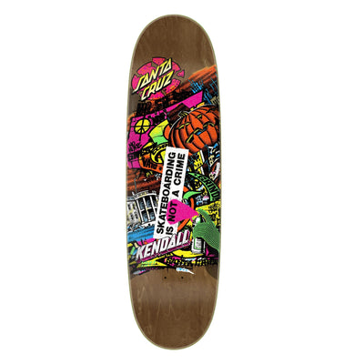 Santa Cruz Kendall Street Art Collage Egg VX Skateboard Deck - 9.0″ - X747X