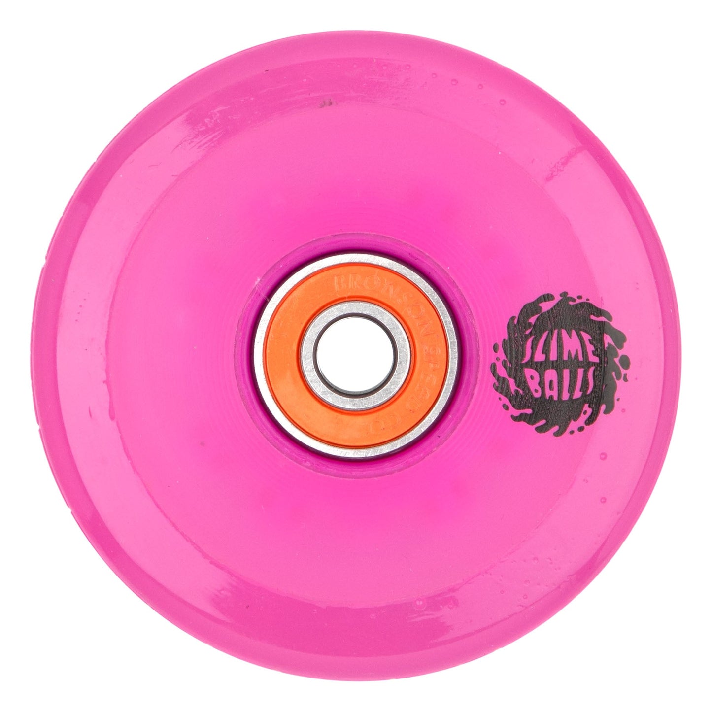 Slime Balls Gator Swamp Spew Light Ups OG Slime Pink 66mm 78a Skateboard Wheels