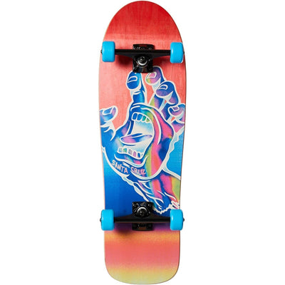 Santa Cruz Iridescent Hand Cruiser Skateboard Complete - 9.7″ - X747X