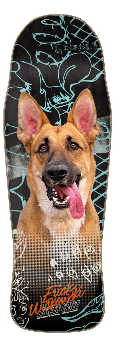 Santa Cruz Winkowski German Shepherd Tribute Pro Shaped 10.34" Skateboard Deck