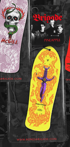 Powell Peralta Bones Brigade Series 15 Guerrero Air Freshener - Pineapple Scented - X747X