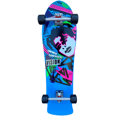 Vision Original MG Longboard Complete - 10" Blue/Pink - X747X