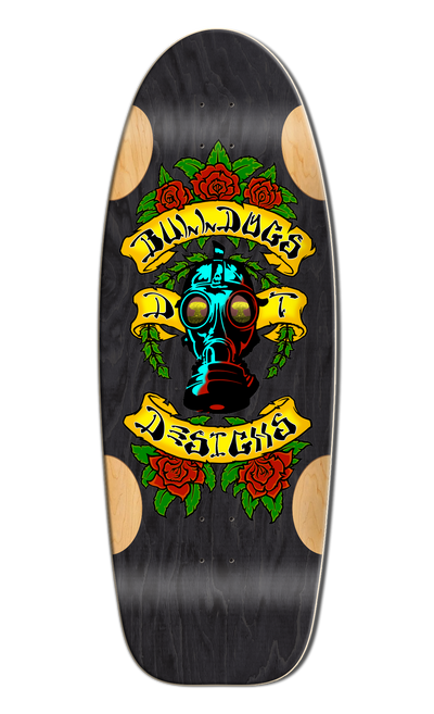 BullDog Designs "Car Paint" 11.875" Skateboard Deck - X747X