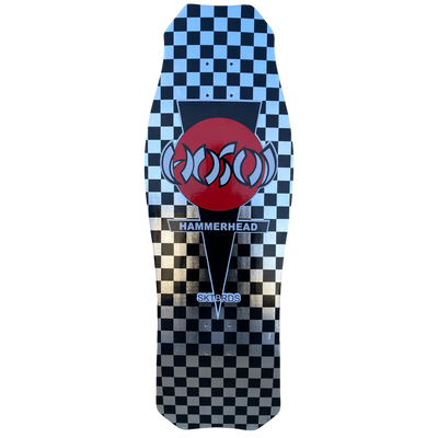 Hosoi O.G. Hammerhead Checkerboard Limited Colorway Deck - 10.5″ Silver Foil - X747X