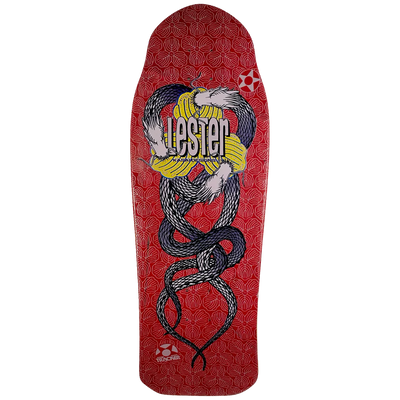 Tracker Lester Kasai Twin Dragon Deck - 10.5" Red Stain - X747X