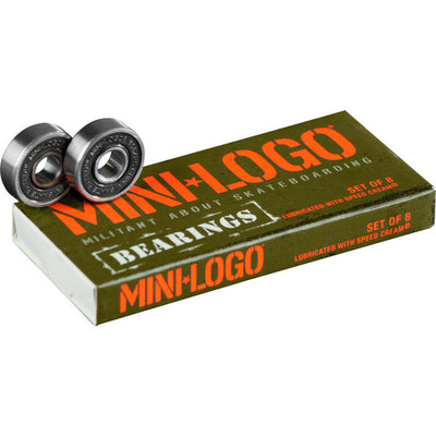 Mini Logo Series 3 8mm Skateboard Bearings 8 pack - X747X