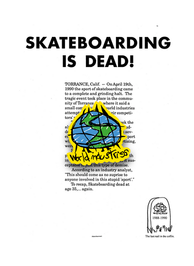 World Industries Scribble Enamel Pin